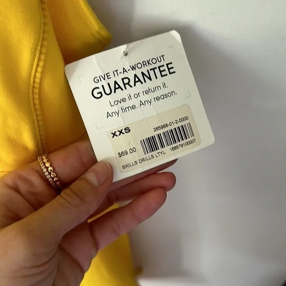 NWT Athleta Yellow tank - Picture 6 of 8